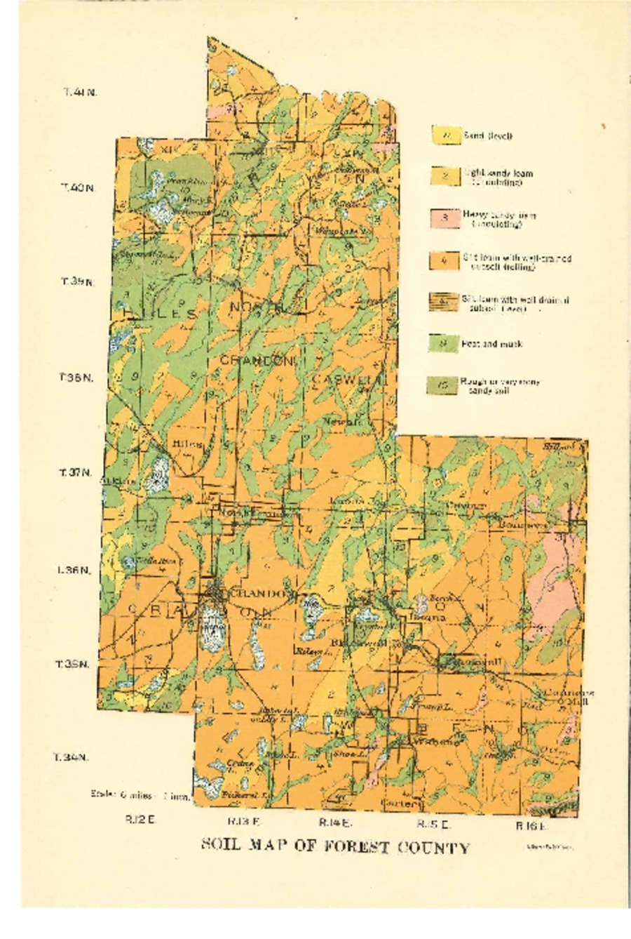 Forest County Wi Gis Wisconsin Geological & Natural History Survey » Soil Map Of Forest County